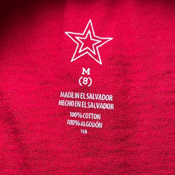 NWOT Red Sleeveless Tank Top with American Skateboarding Graphic Size Medium (8) - Picture 3 of 4